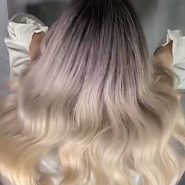 balayage tie and dye